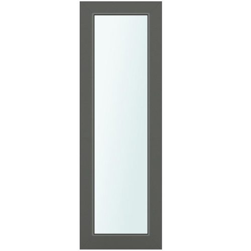 Světlík ke vchodovým dveřím antracit 50x198 čiré sklo Baumax