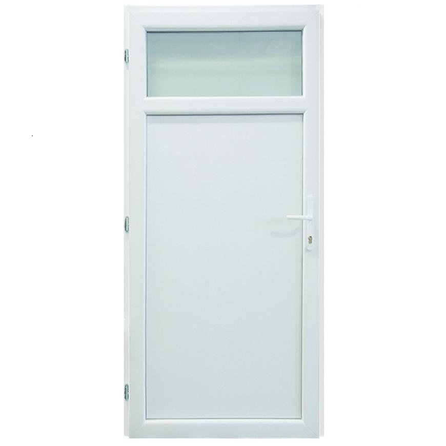 Vchodové dveře Eco D17 80L 88x198x6 bílé Baumax