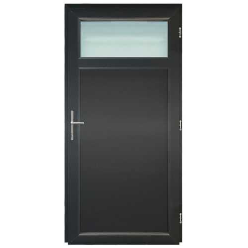 Vchodové dveře Eco D17 80P 88x198x6 antracit Baumax