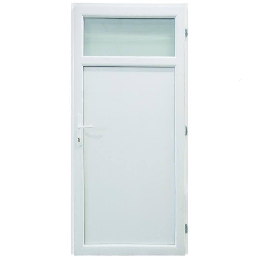 Vchodové dveře Eco D17 80P 88x198x6 bílé Baumax