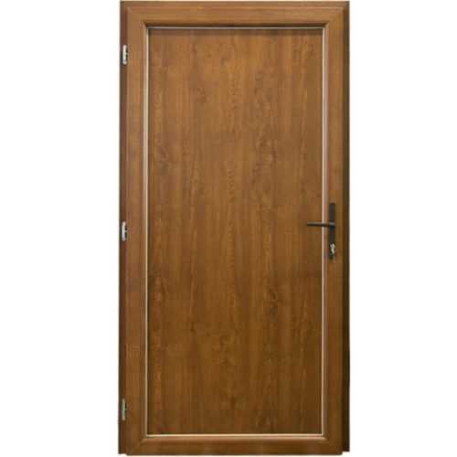 Vchodové dveře Larino Eco D18 80L 90x208x6 zlatý dub Baumax