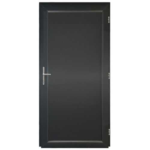 Vchodové dveře Larino Eco D18 80P 90x208x6 antracit Baumax