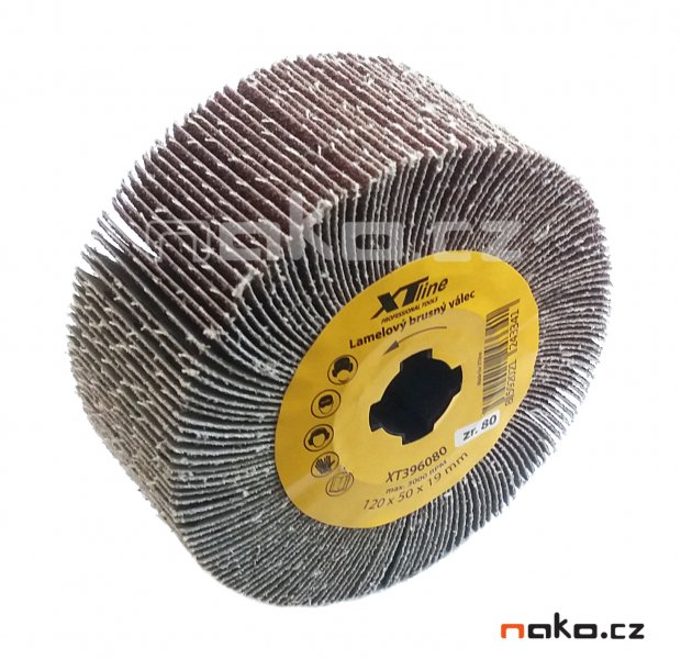 XTline XT396060 lamelový smirkový válec 120x50mm Z60 pro satinační brusku XT105345