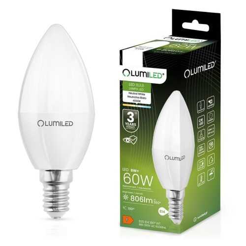 Žárovka Led svíčka 8W E14 806LM NB 4000K BIZPROJEKT