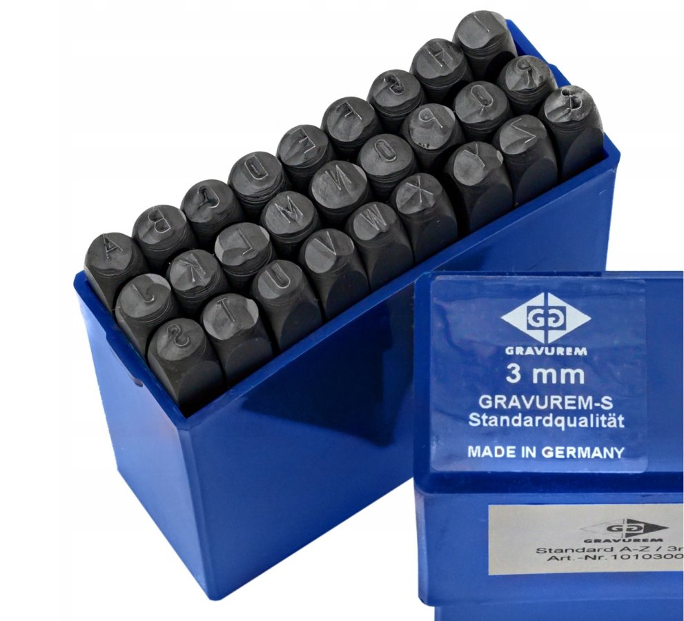 BETA razidla ABECEDA+& 3mm GRAVUREM-S