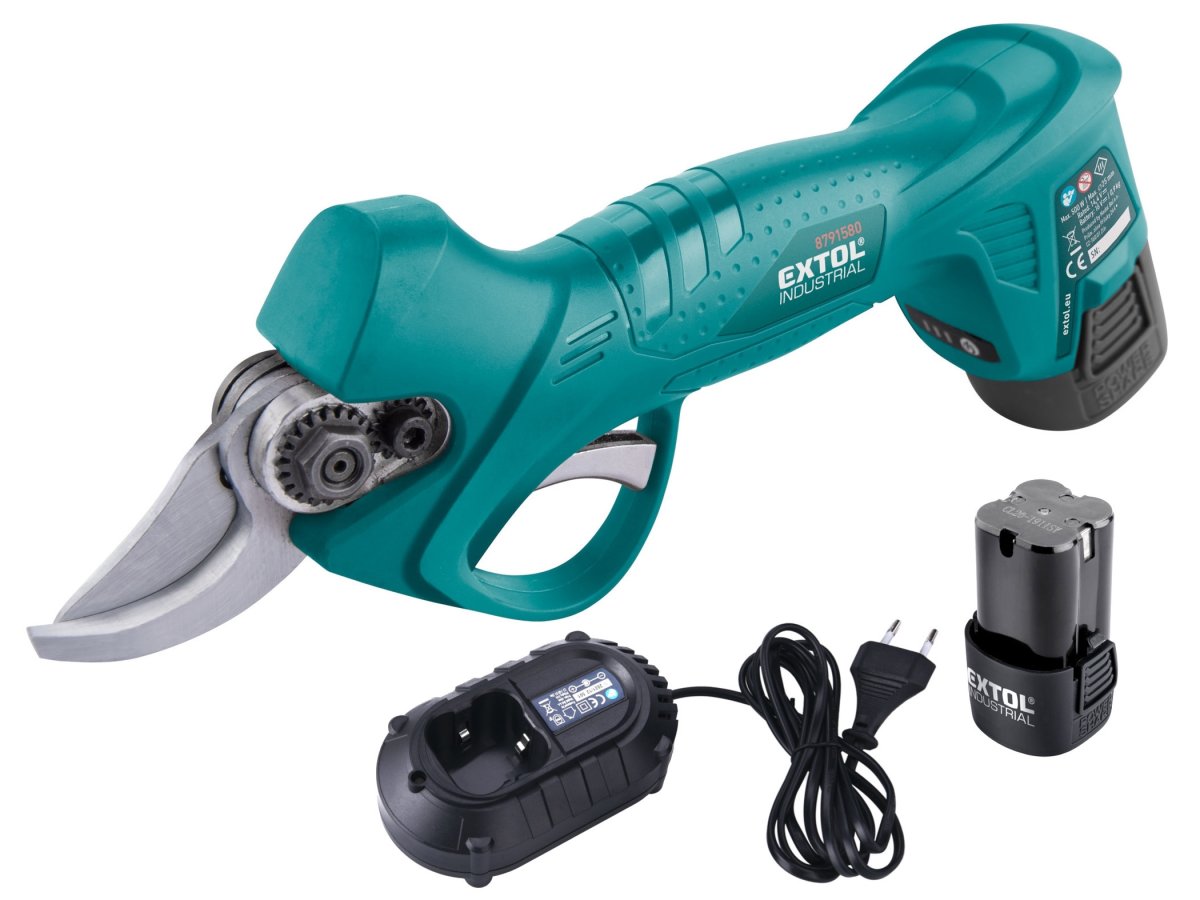 EXTOL INDUSTRIAL 8791580 aku nůžky zahradní