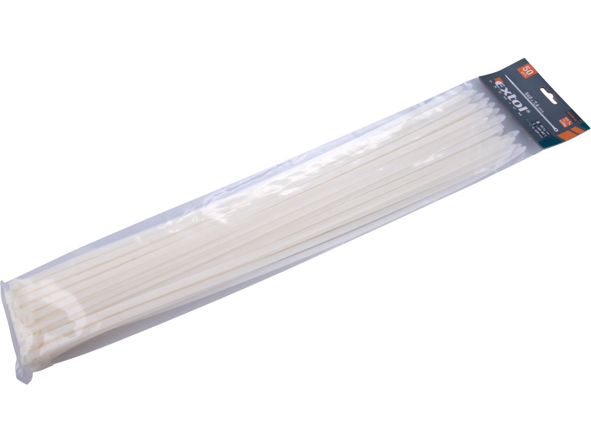 EXTOL PREMIUM 8856122 pásky na vodiče bílé