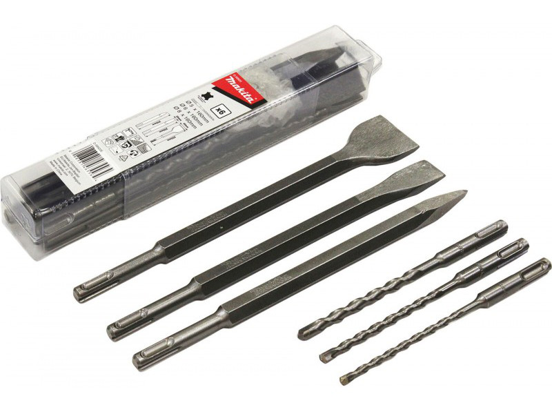 MAKITA D-58920 sada vrtáků a sekáčů SDS Plus