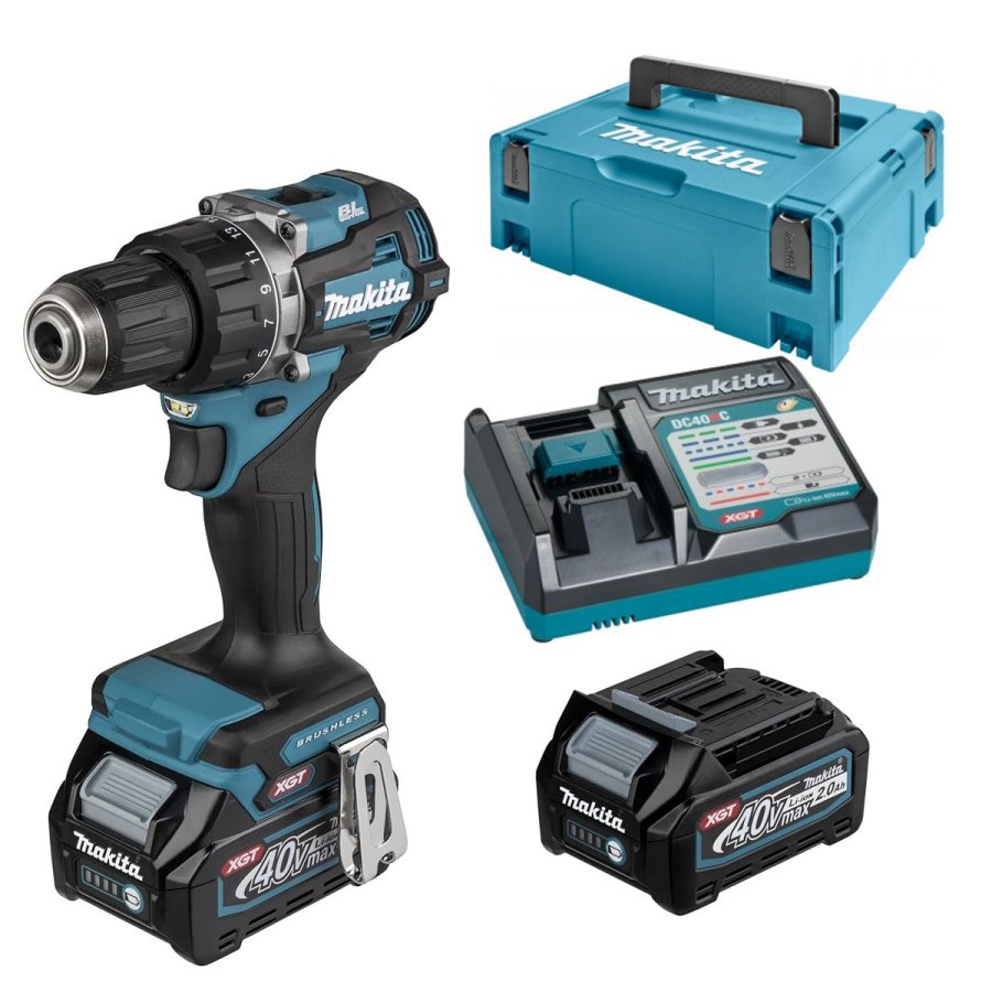MAKITA DF002GA201 aku bezuhlíkový vrtací šroubovák Li-ion XGT 40V/2