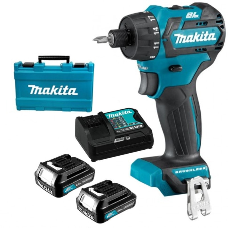 MAKITA DF032DSAE aku bezuhlíkový šroubovák LI-Ion CXT 12V/2