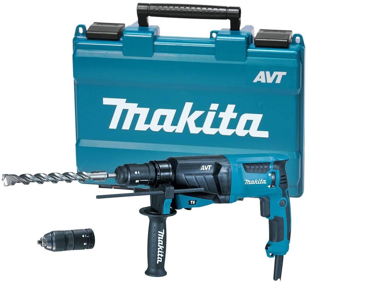 MAKITA HR2631FT kombinované kladivo s AVT a výměnným sklíčidlem 2