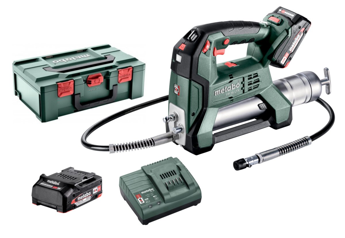 METABO FP 18 LTX aku mazací lis 18V LiIon 2x2