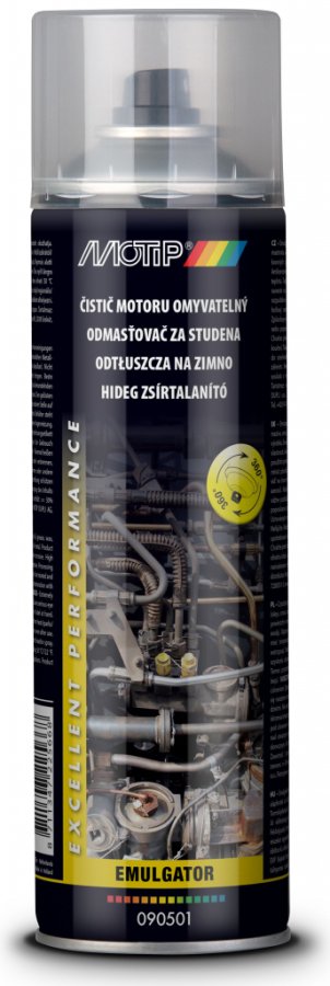 MOTIP čistič motorů ve spreji omyvatelný 500ml 090501